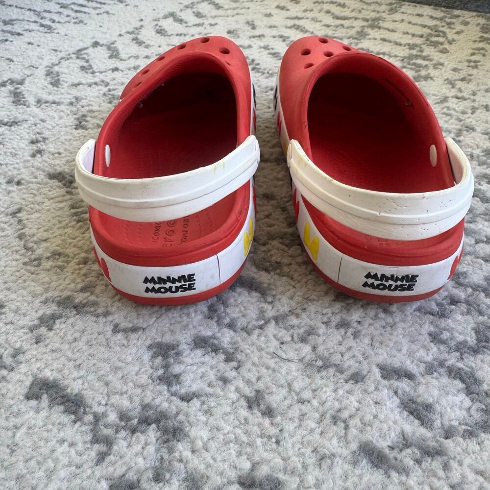 CROCS Disney Minnie Mouse Fun Lab Classic Clog Toddler Kids Size 13C - Picture 7 of 7